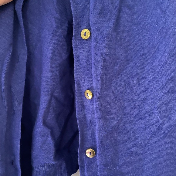George // Royal Blue & Gold Button Cardigan - Picture 2 of 3
